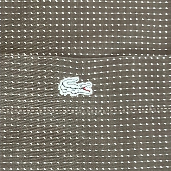 Lacoste Mens Brown Classic Button Down - Picture 3 of 9
